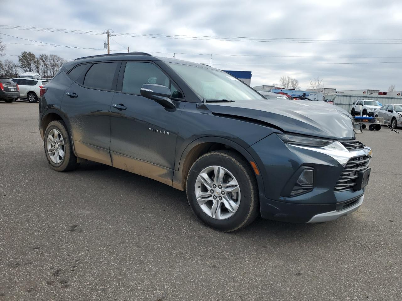 2019 Chevrolet Blazer VIN 3GNKBGRS6KS685835 Copart auction photo, front end damage thumbnail 4