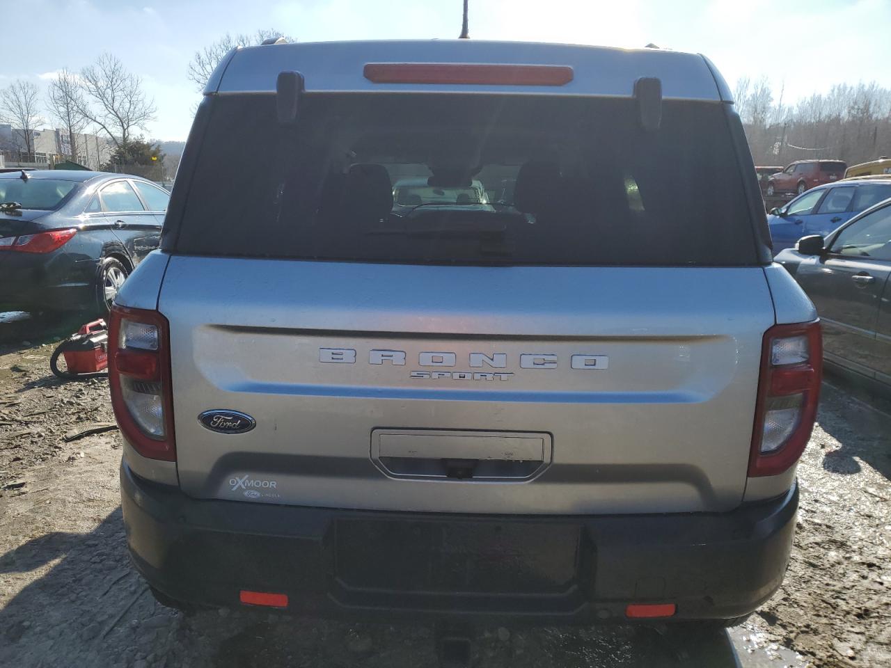 2022 Ford Bronco VIN 3FMCR9B69NRE16317 Copart auction photo, front end / undercarriage damage thumbnail 6