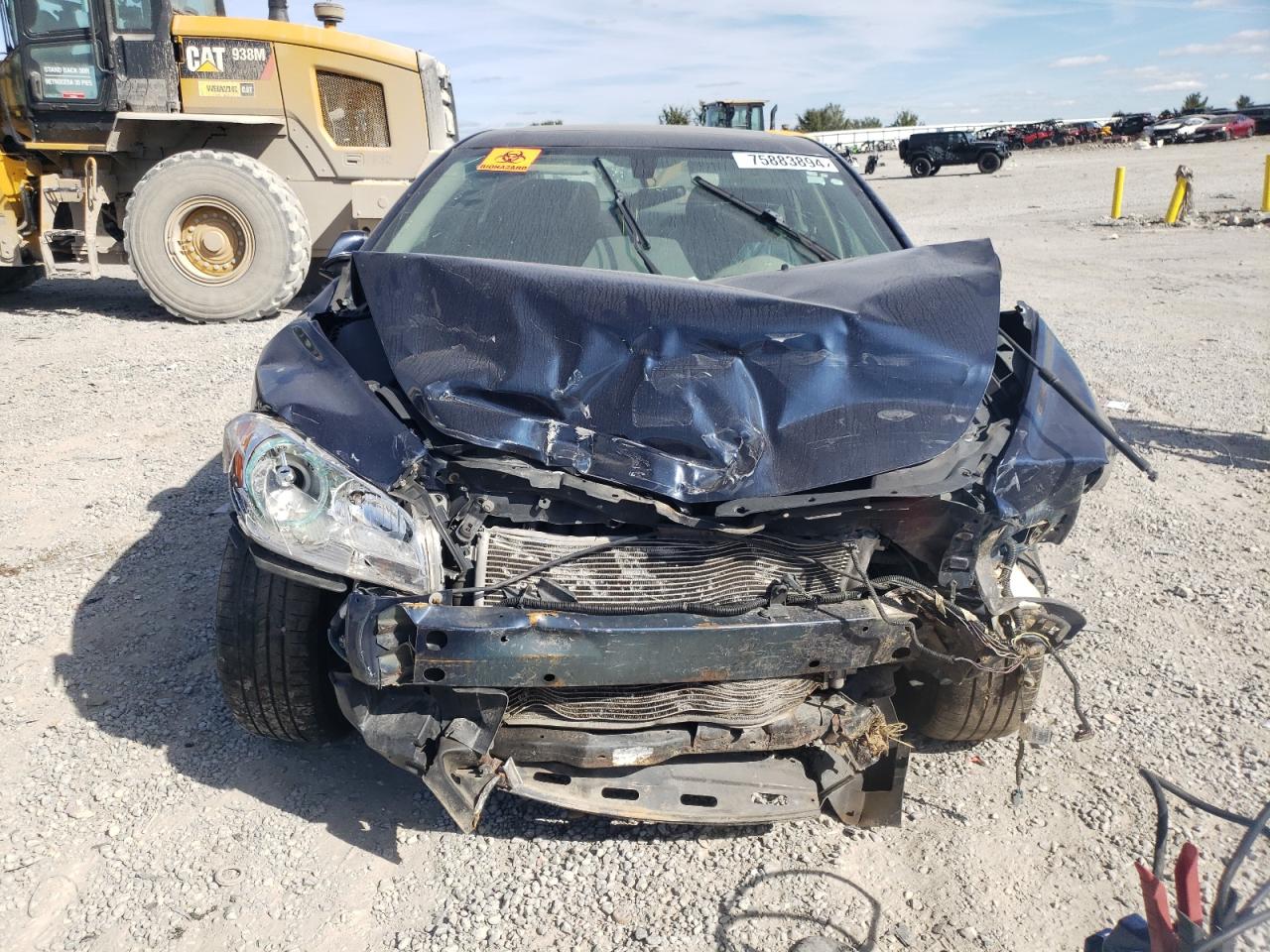 2009 Chevrolet Malibu VIN 1G1ZH57B394199712 Copart auction photo, front end / side damage thumbnail 5