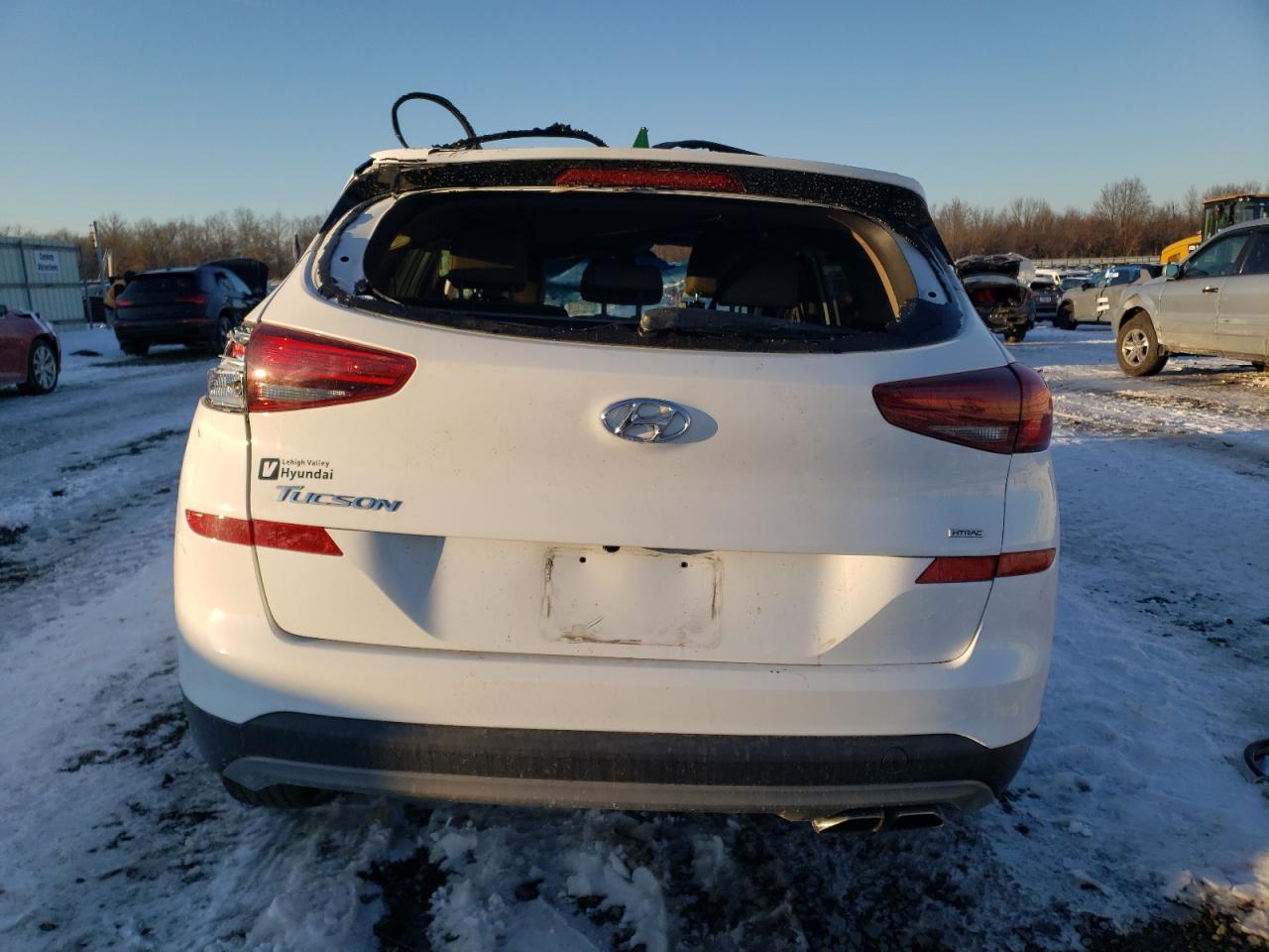 2020 Hyundai Tucson VIN KM8J3CAL3LU242960 Copart auction photo, all over damage thumbnail 6