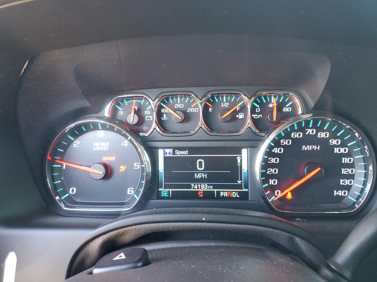 2019 Chevrolet Tahoe VIN 1GNSCBKCXKR261399 Copart auction photo, front end / hail damage thumbnail 9