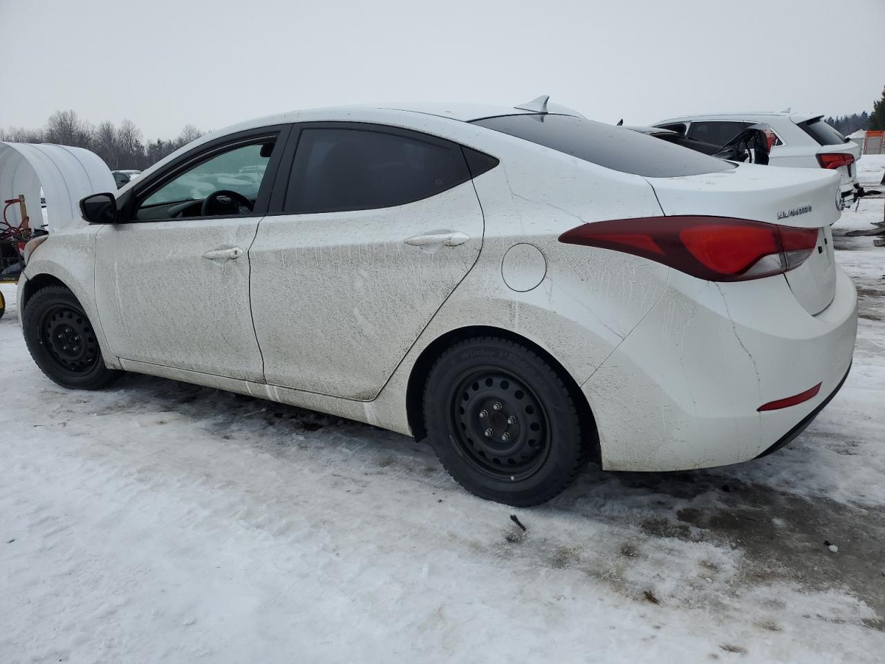 2015 Hyundai Elantra VIN 5NPDH4AEXFH562642 Copart auction photo, front end / undercarriage damage thumbnail 2