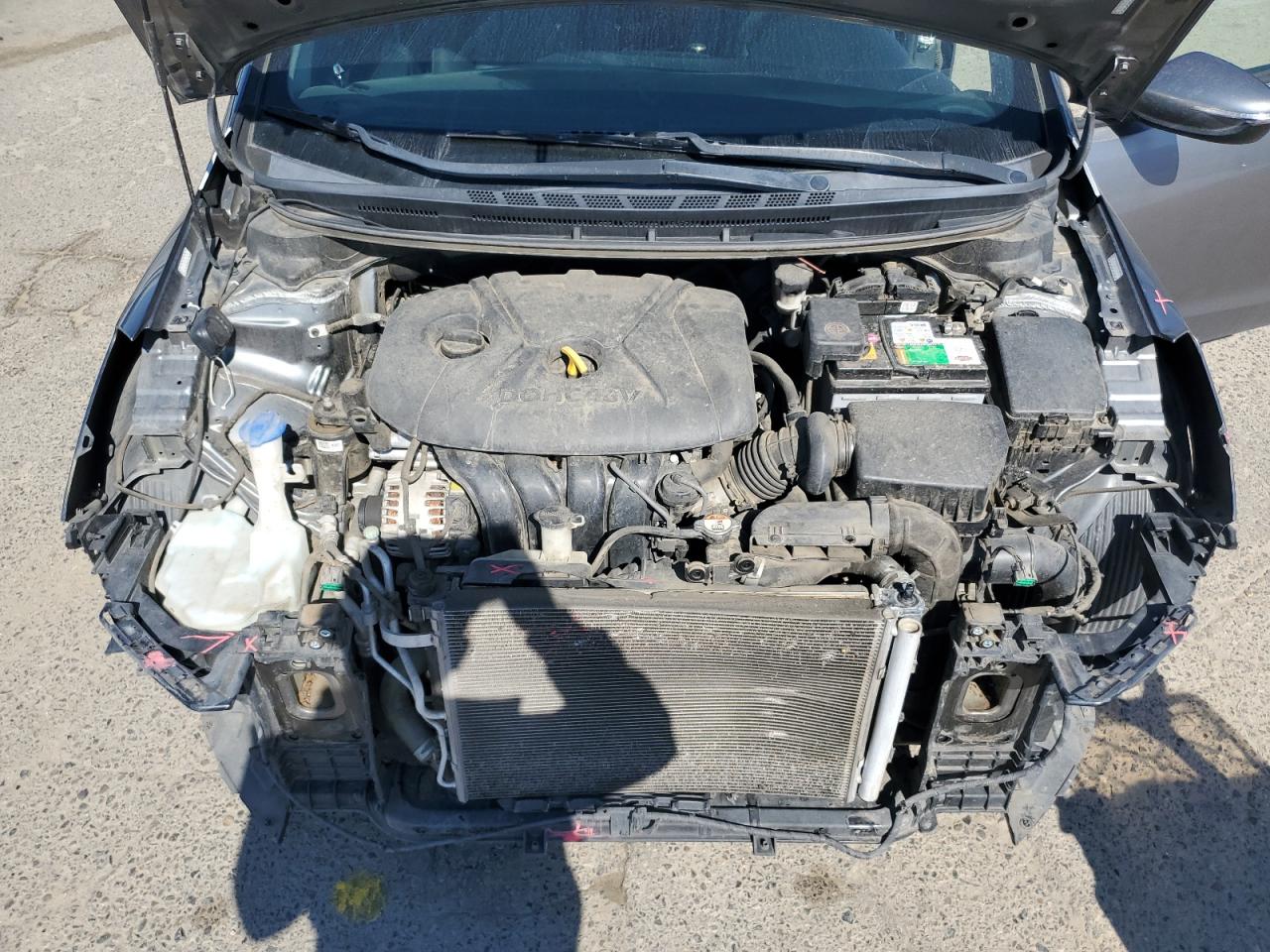 2016 KIA Forte VIN KNAFX4A69G5446450 Copart auction photo, front end damage thumbnail 11