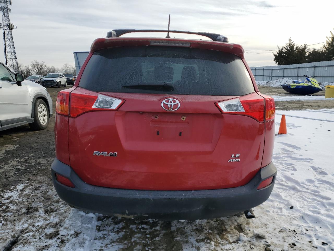 2014 Toyota RAV 4 VIN JTMBFREV9ED080690 Copart auction photo, mechanical damage thumbnail 6