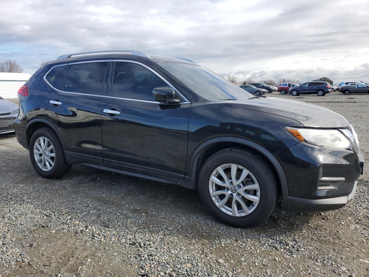 2017 Nissan Rogue VIN KNMAT2MT9HP585997 Copart auction photo, side damage thumbnail 4