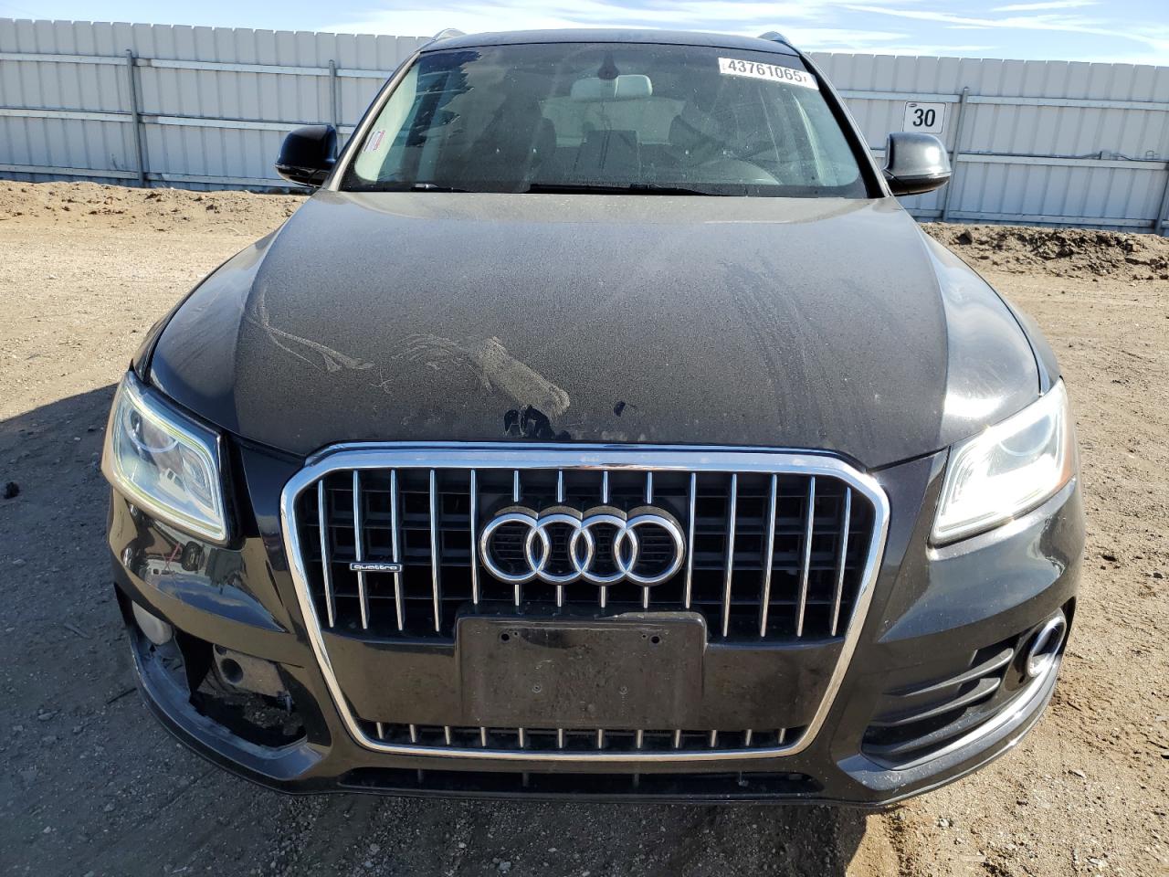 2016 Audi Q5 VIN WA1C2AFP3GA103123 Copart auction photo, front end / side damage thumbnail 5