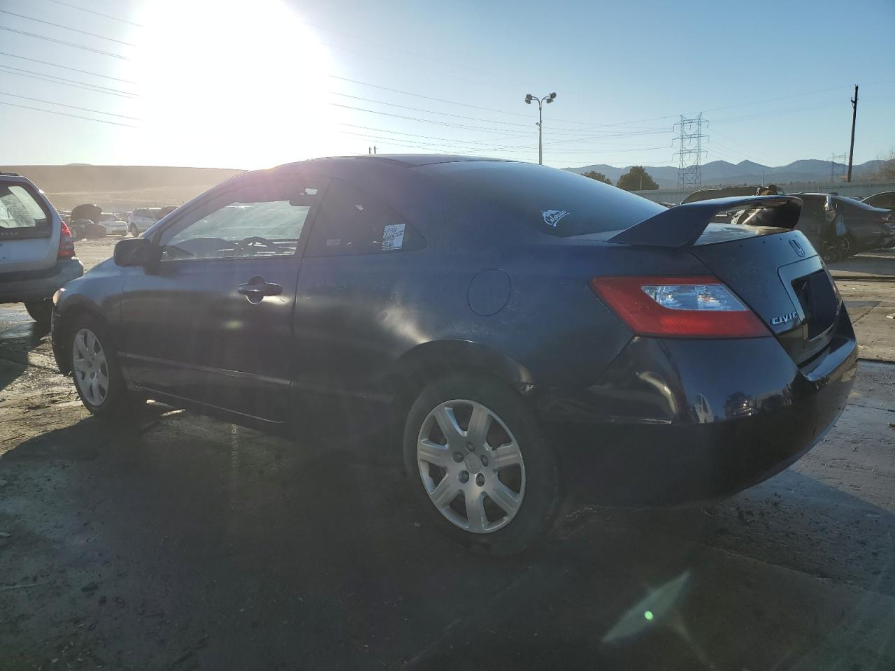 2007 Honda Civic VIN 2HGFG11667H511699 Copart auction photo, front end / hail damage thumbnail 2