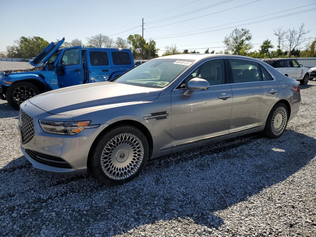 2022 Genesis G90 VIN KMTF54PH0NU096101 - Copart auction photo