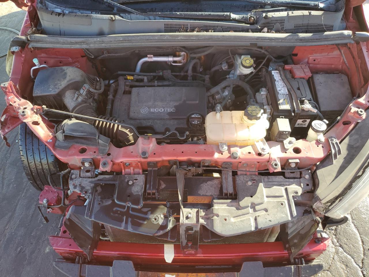 2019 Buick Encore VIN KL4CJASBXKB725573 Copart auction photo, front end damage thumbnail 12