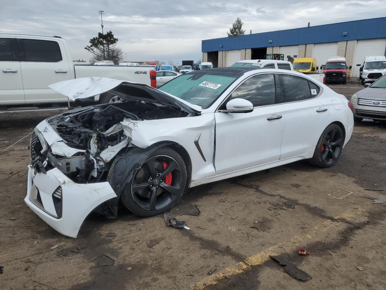 2019 Genesis G70 VIN KMTG34LE7KU027441 - Copart auction photo