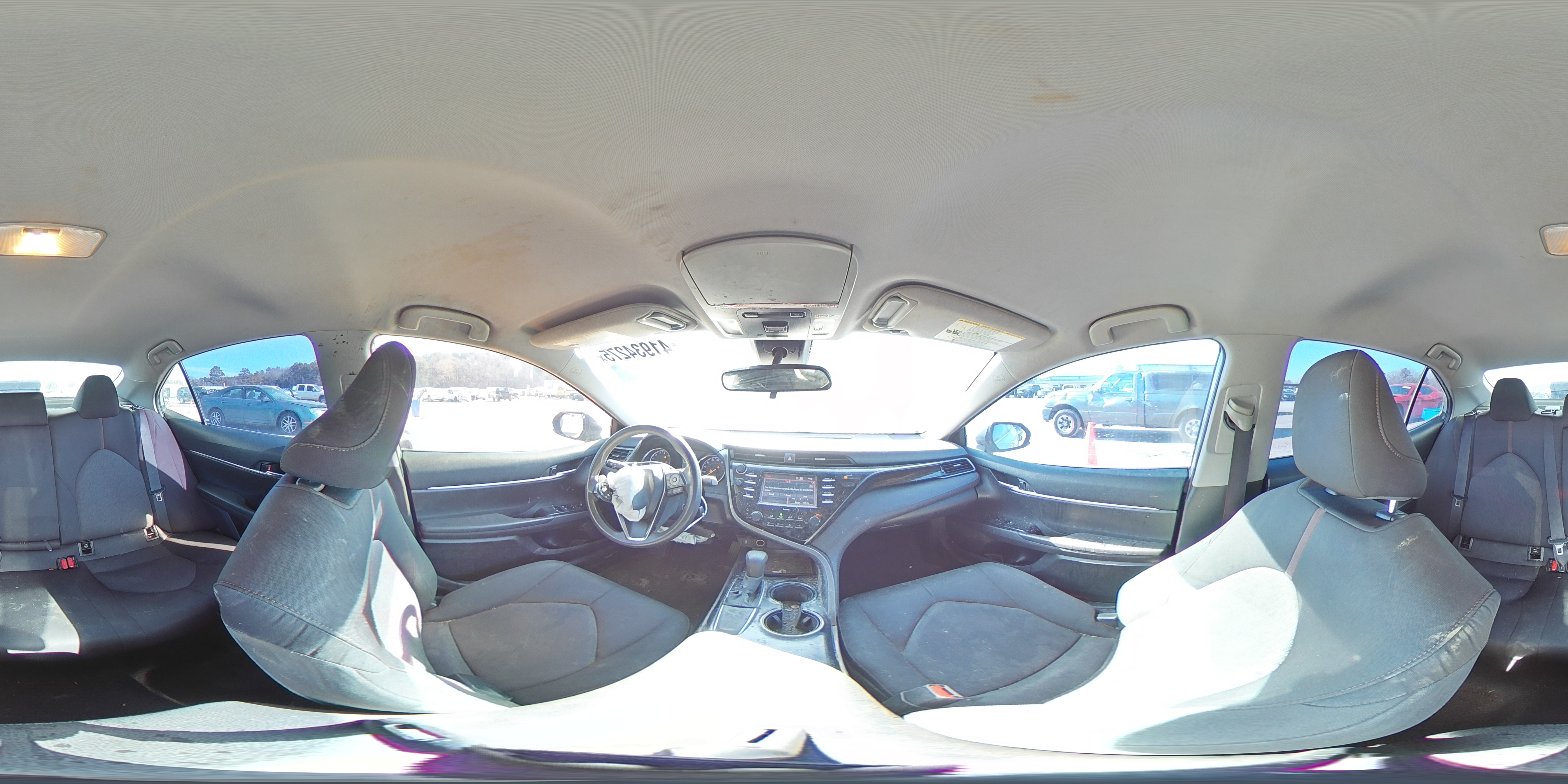 2020 Toyota Camry VIN 4T1C11AK9LU355550 Copart auction photo, front end / rear end damage thumbnail 13