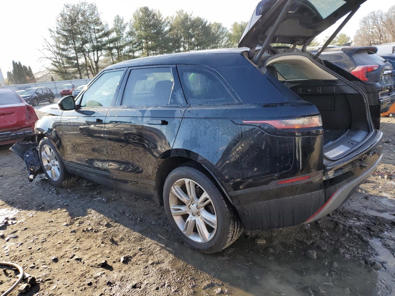 2019 Land Rover Range Rover VIN SALYB2EX3KA794142 Copart auction photo, front end damage thumbnail 2