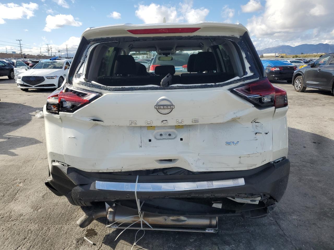 2023 Nissan Rogue VIN JN8BT3BA4PW424526 Copart auction photo, rear end damage thumbnail 6