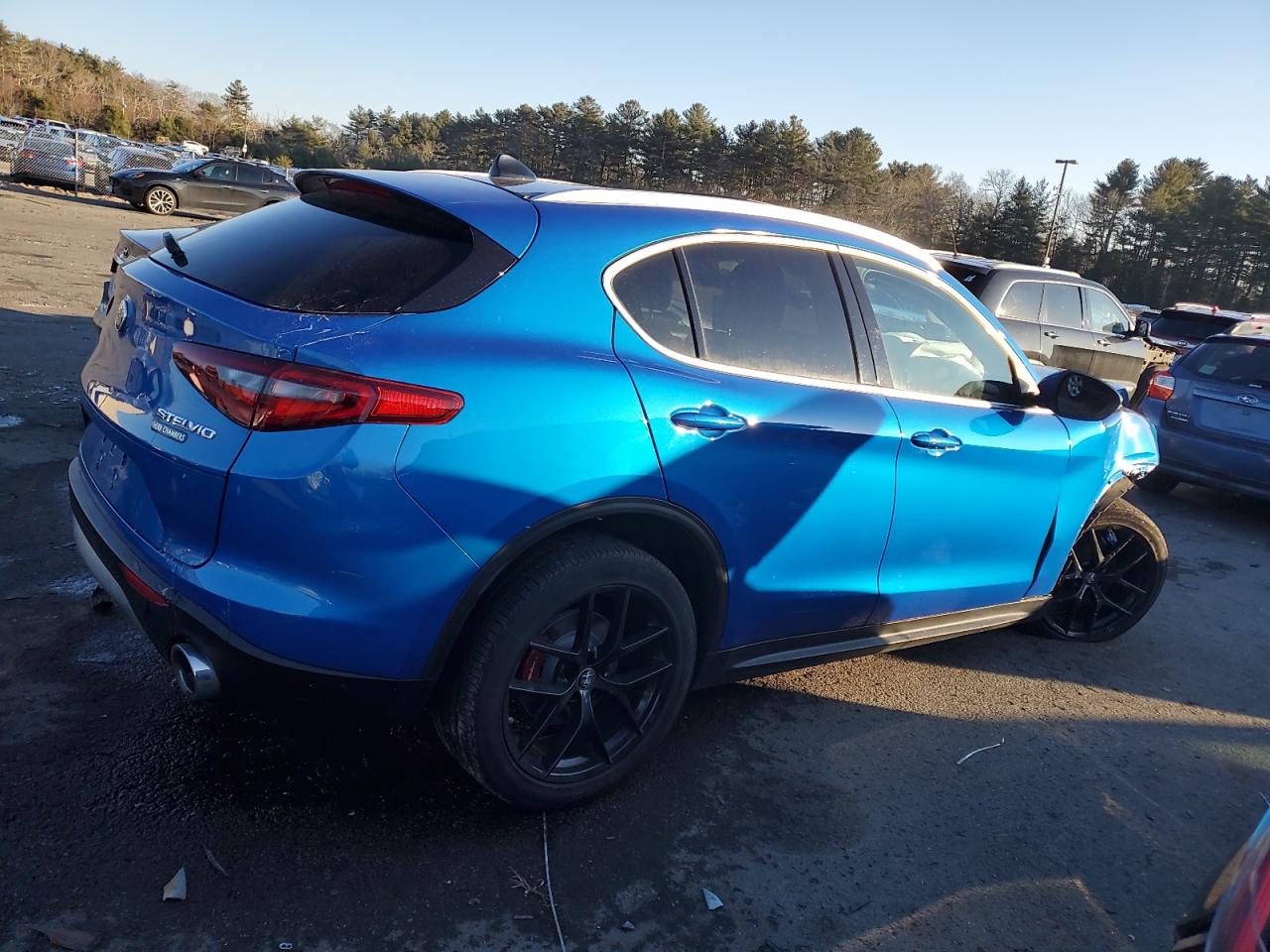 2019 Alfa Romeo Stelvio VIN ZASPAKBN1K7C51238 Copart auction photo, front end / minor dent/scratches damage thumbnail 3