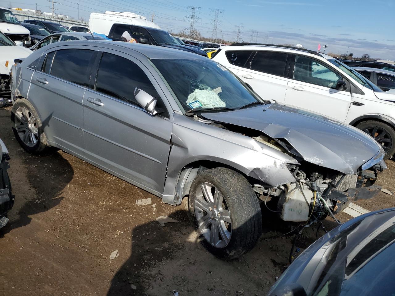 2013 Chrysler 200 VIN 1C3CCBBB7DN655932 Copart auction photo, front end / rear end damage thumbnail 4