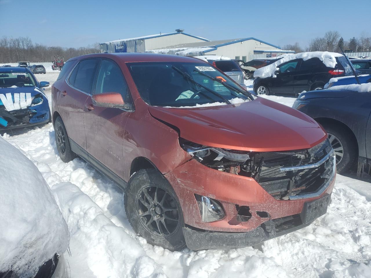 2020 Chevrolet Equinox VIN 2GNAXUEV8L6180892 Copart auction photo, front end damage thumbnail 4