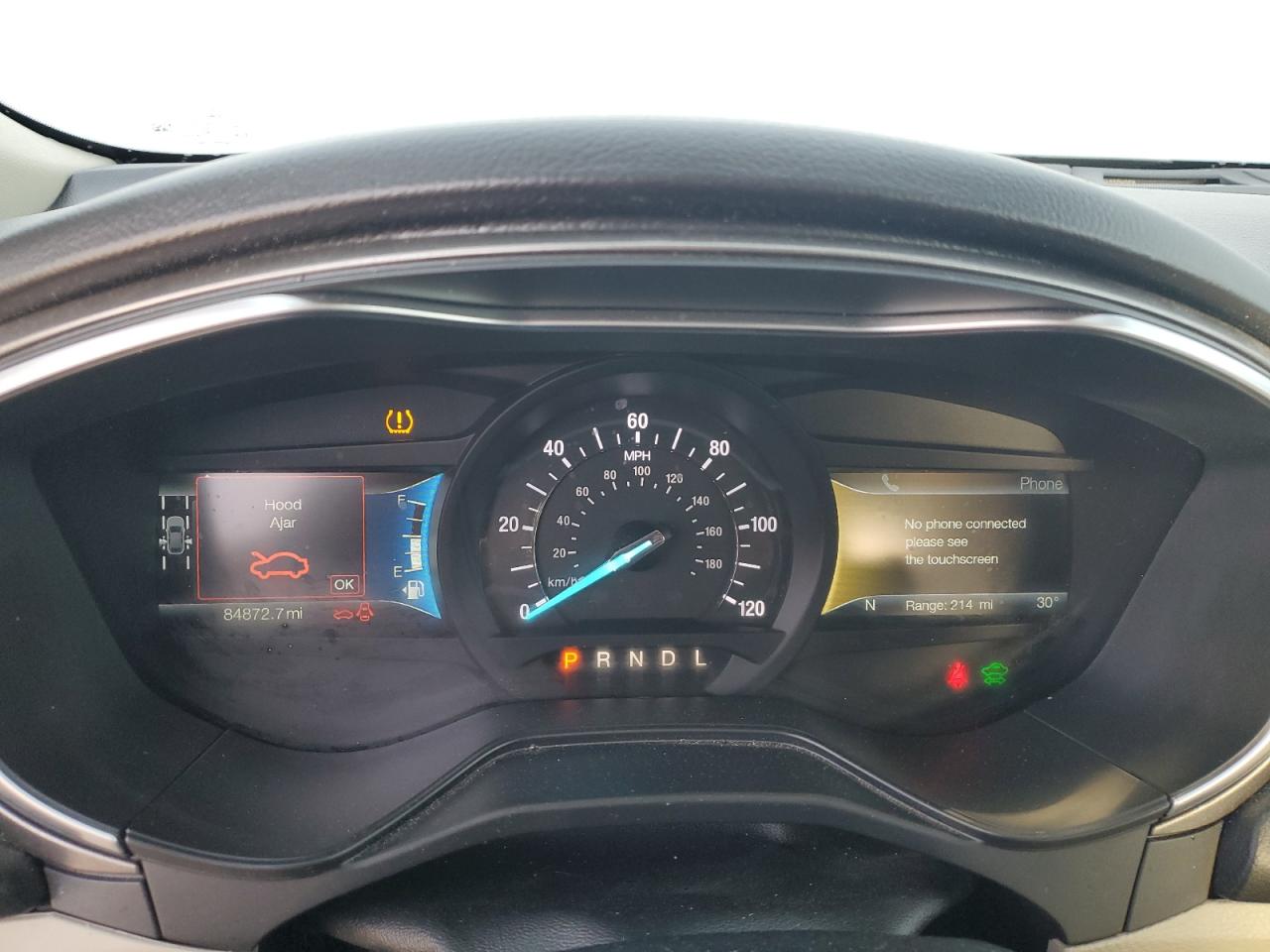 2019 Ford Fusion VIN 3FA6P0MU7KR242358 Copart auction photo, front end damage thumbnail 9