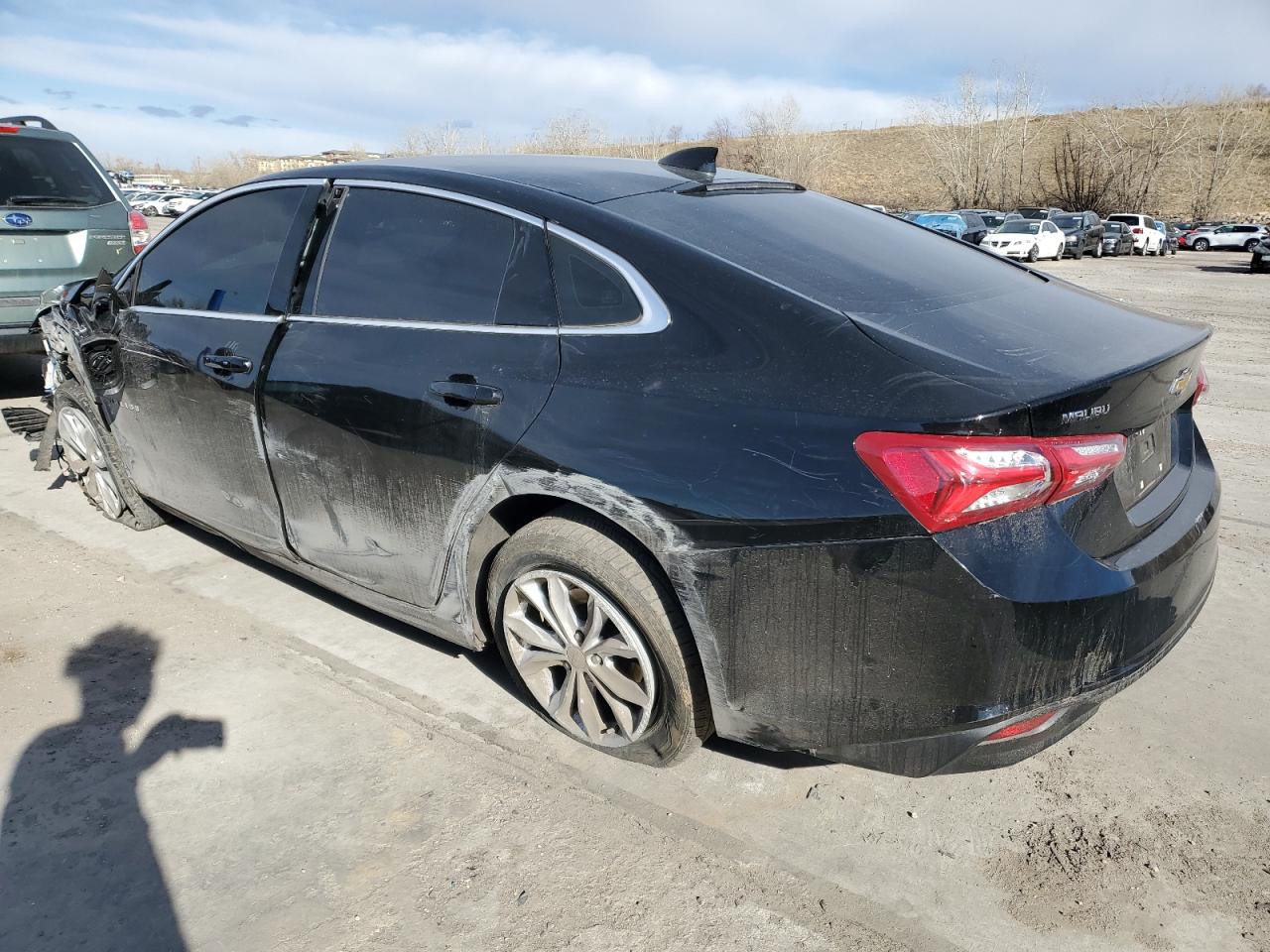 2022 Chevrolet Malibu VIN 1G1ZD5ST3NF143912 Copart auction photo, front end / side damage thumbnail 2