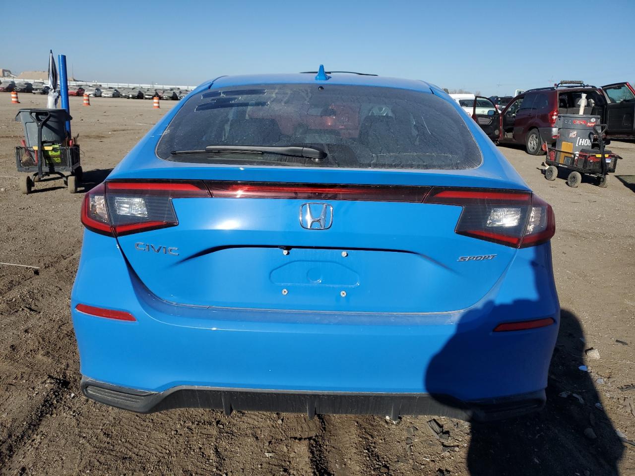 2024 Honda Civic VIN 19XFL2H85RE041994 Copart auction photo, front end / side damage thumbnail 6