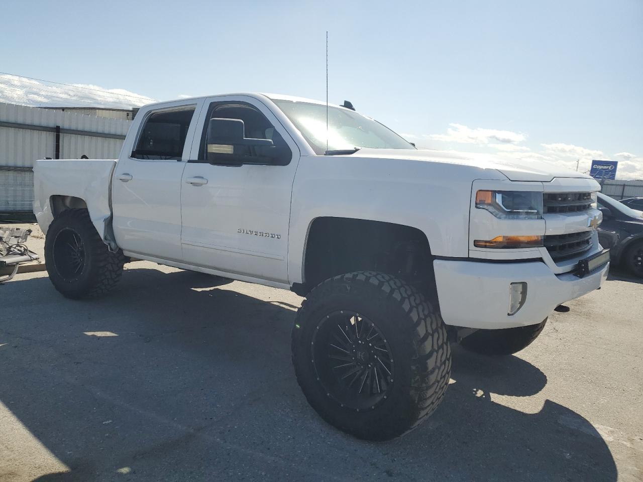 2016 Chevrolet Silverado VIN 3GCUKREC7GG375473 Copart auction photo, rear end / side damage thumbnail 4