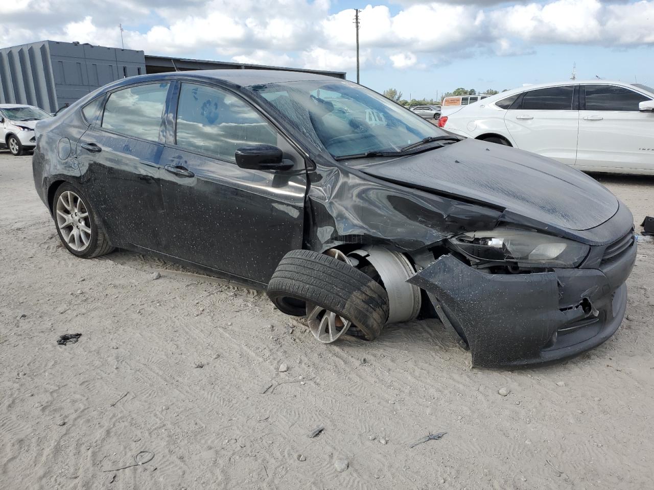 2013 Dodge Dart VIN 1C3CDFBA8DD324102 Copart auction photo, front end / undercarriage damage thumbnail 4