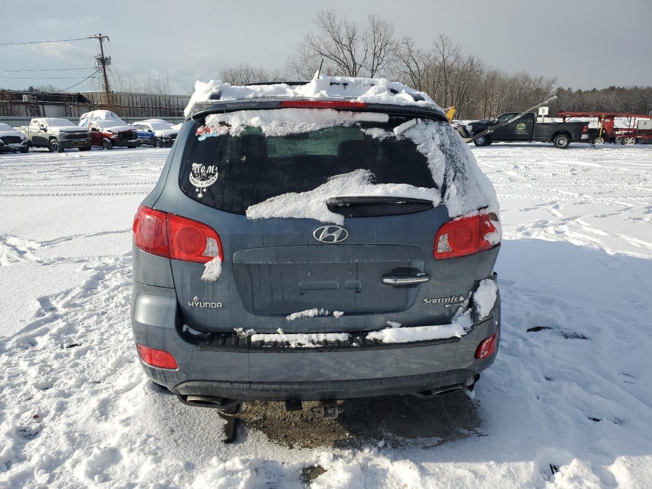 2009 Hyundai Santa Fe VIN 5NMSH13E59H313623 Copart auction photo, front end / rear end damage thumbnail 6