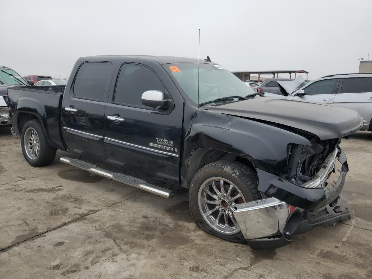 2009 GMC Sierra VIN 3GTEC230X9G278255 Copart auction photo, front end / rear end damage thumbnail 4