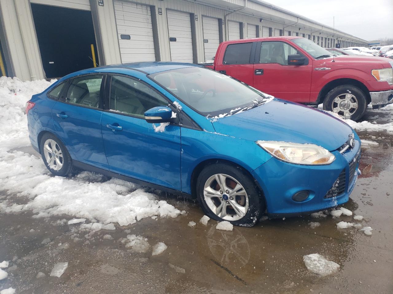 2013 Ford Focus VIN 1FADP3F23DL171343 Copart auction photo, rear end damage thumbnail 4