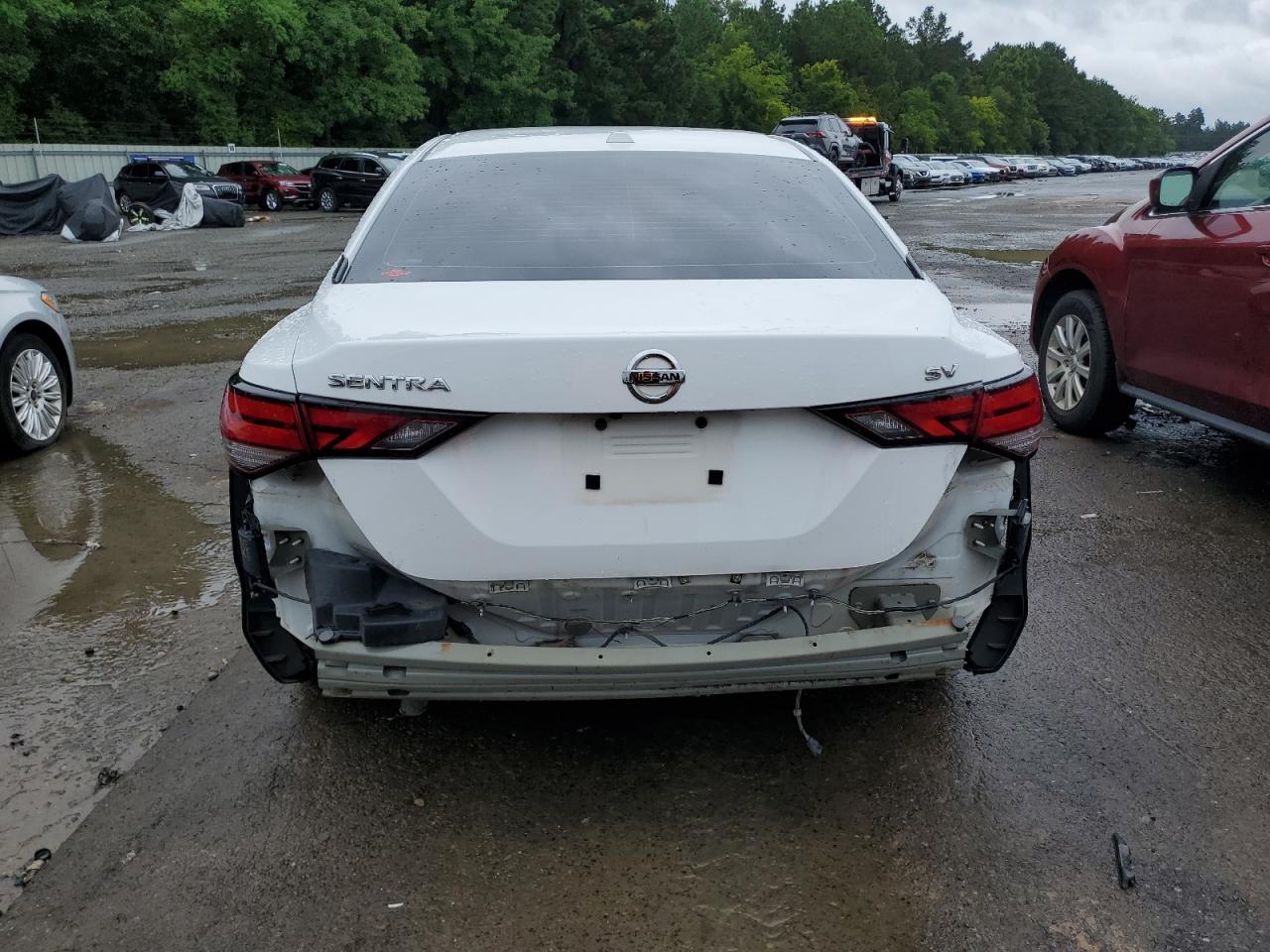 2021 Nissan Sentra VIN 3N1AB8CV8MY302199 Copart auction photo, front end / rear end damage thumbnail 6