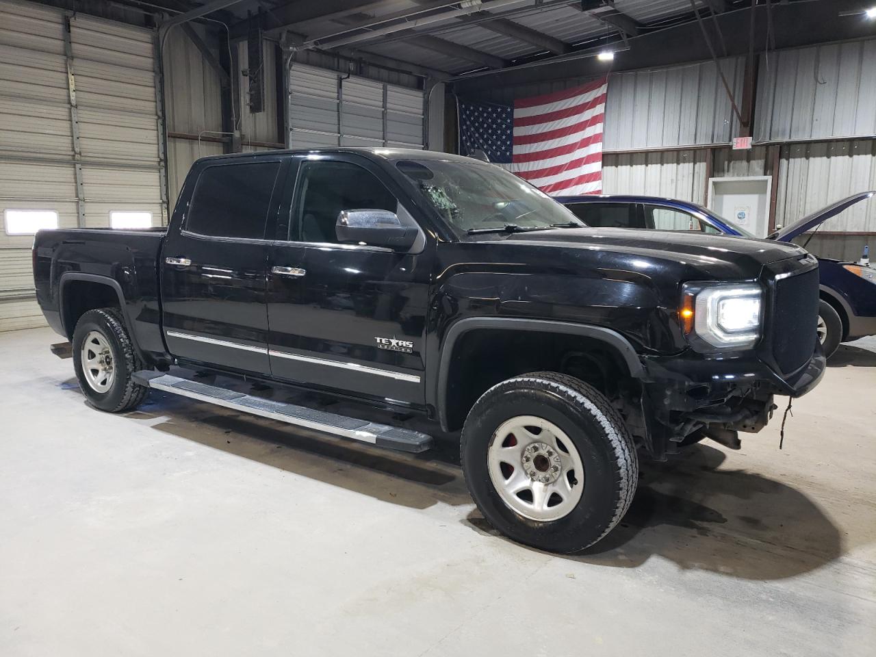 2018 GMC Sierra VIN 3GTP1NEC2JG213539 Copart auction photo, front end / side damage thumbnail 4