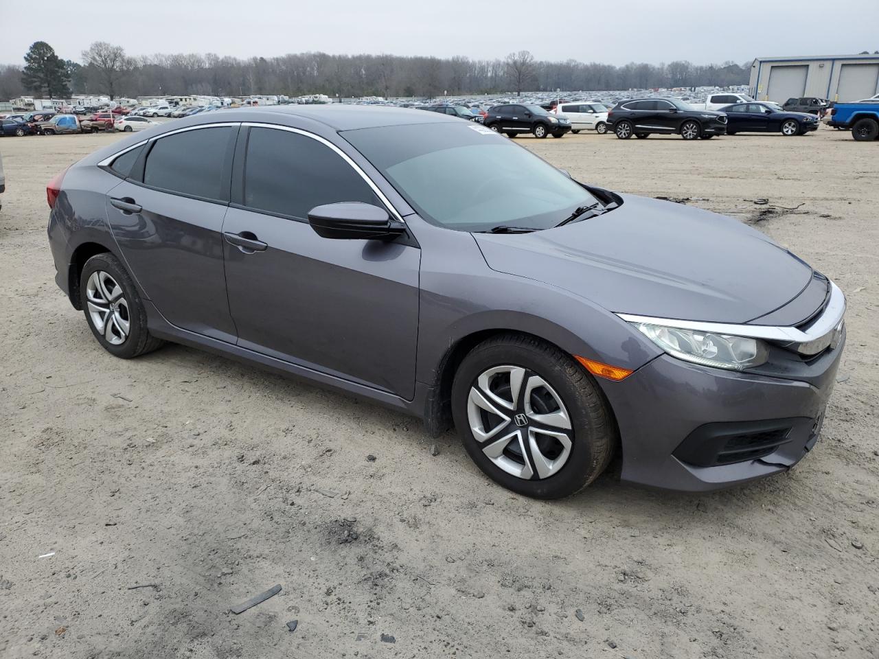 2018 Honda Civic VIN 19XFC2F5XJE007238 Copart auction photo, all over damage thumbnail 4
