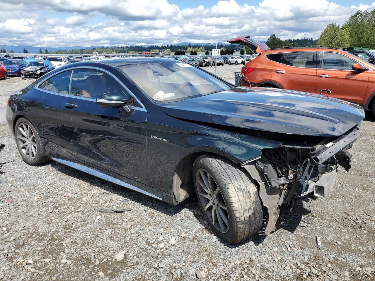 2015 Mercedes-Benz S-klasse VIN WDDXJ7JB9FA005341 Copart auction photo, front end / rear end damage thumbnail 4
