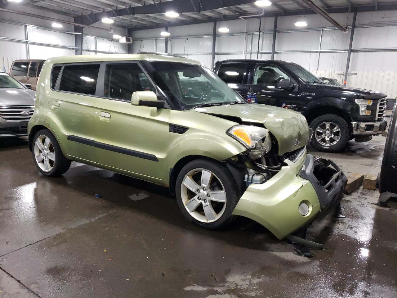 2010 KIA Soul VIN KNDJT2A28A7033036 Copart auction photo, front end damage thumbnail 4