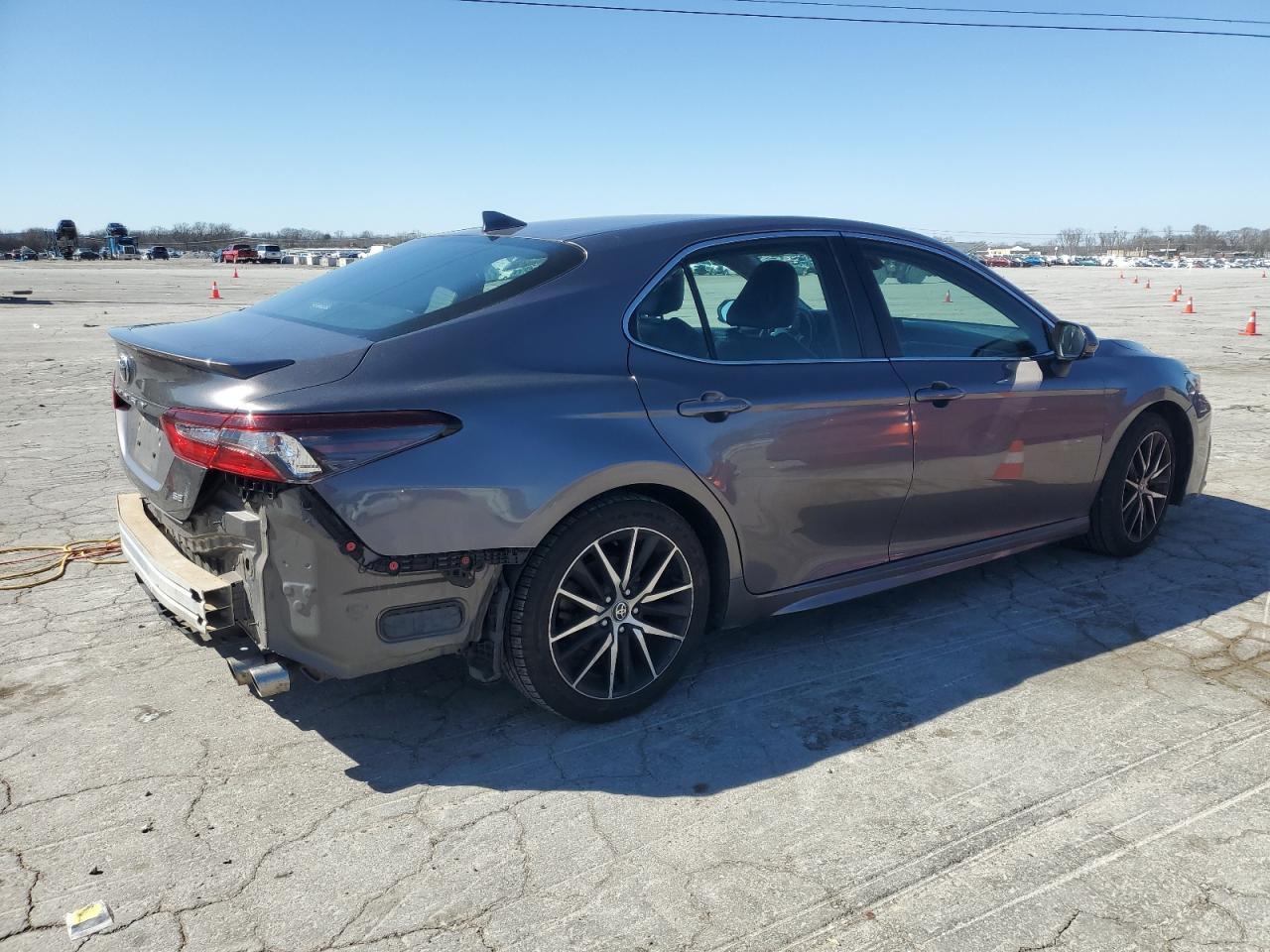 2021 Toyota Camry VIN 4T1G11AK5MU474764 Copart auction photo, rear end damage thumbnail 3