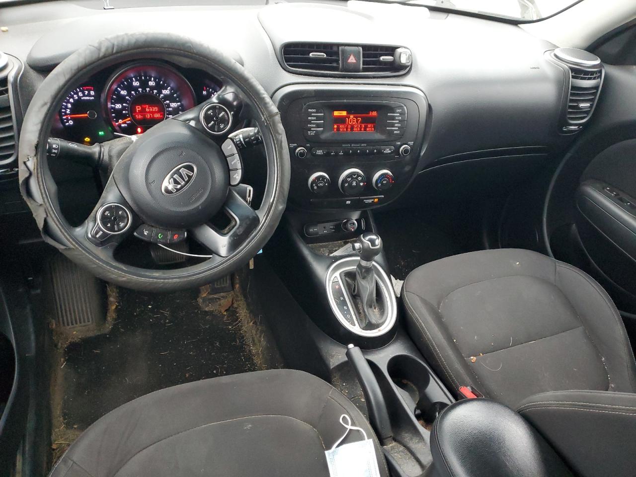2015 KIA Soul VIN KNDJN2A23F7160391 Copart auction photo, front end / side damage thumbnail 8