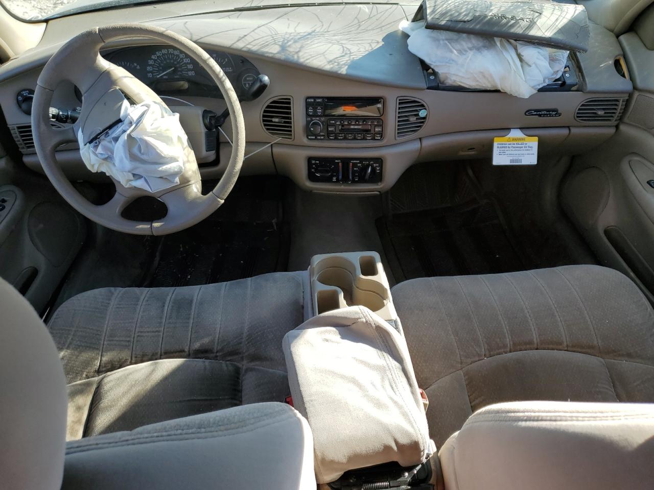 2001 Buick Century VIN 2G4WS52J411107724 Copart auction photo, front end / side damage thumbnail 8
