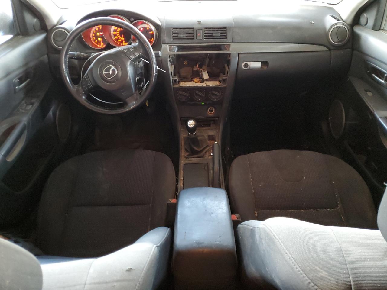2006 Mazda 3 VIN JM1BK124861430628 Copart auction photo, rear end / front end damage thumbnail 8