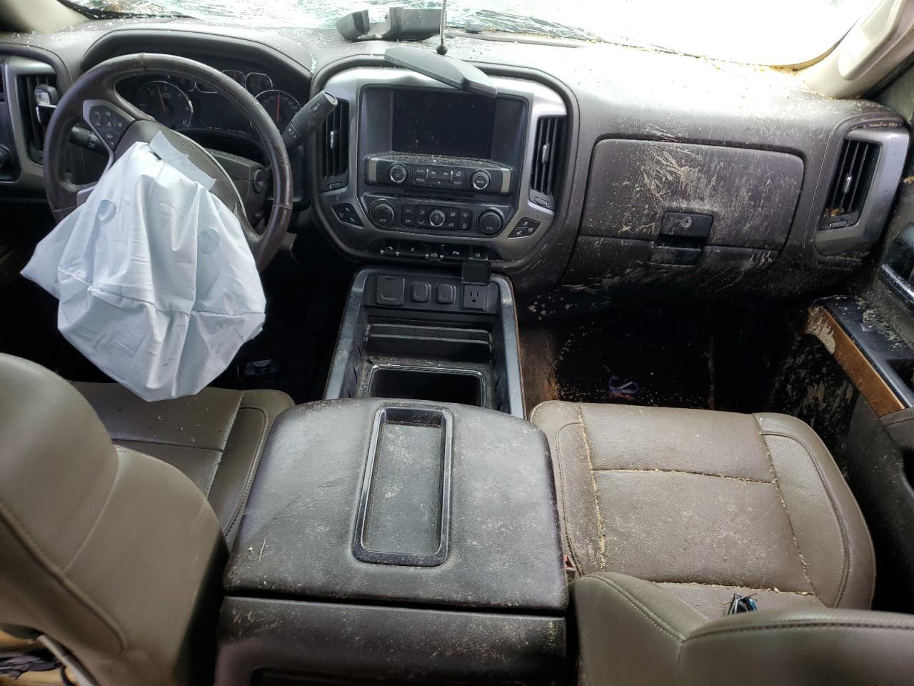 2014 Chevrolet Silverado VIN 3GCUKSEC5EG328852 Copart auction photo, front end / side damage thumbnail 8