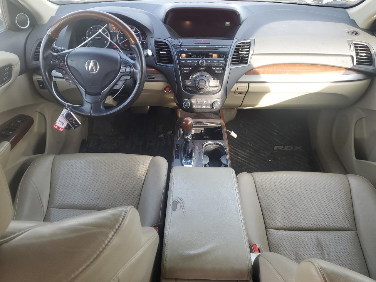 2014 Acura RDX VIN 5J8TB4H58EL019305 Copart auction photo, front end damage thumbnail 8
