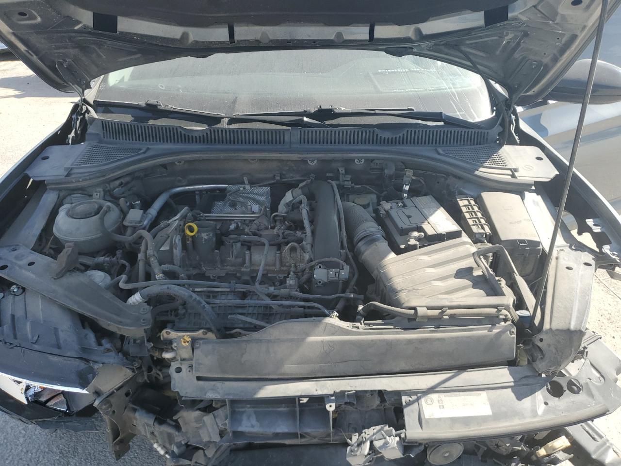2019 Volkswagen Jetta VIN 3VWCB7BU2KM185729 Copart auction photo, front end / side damage thumbnail 12