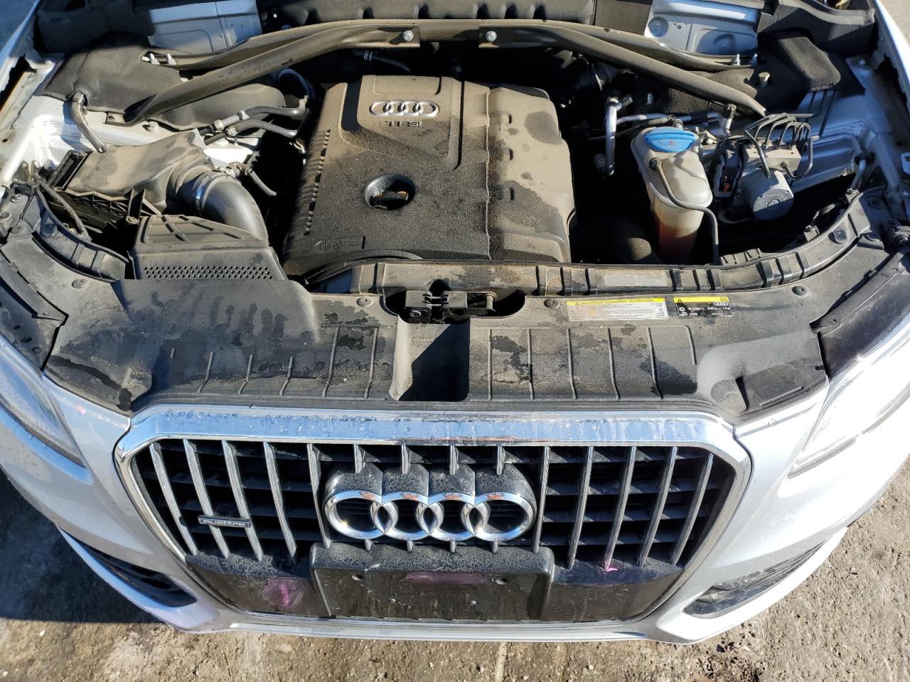2014 Audi Q5 VIN WA1LFAFPXEA003084 Copart auction photo, side damage thumbnail 12