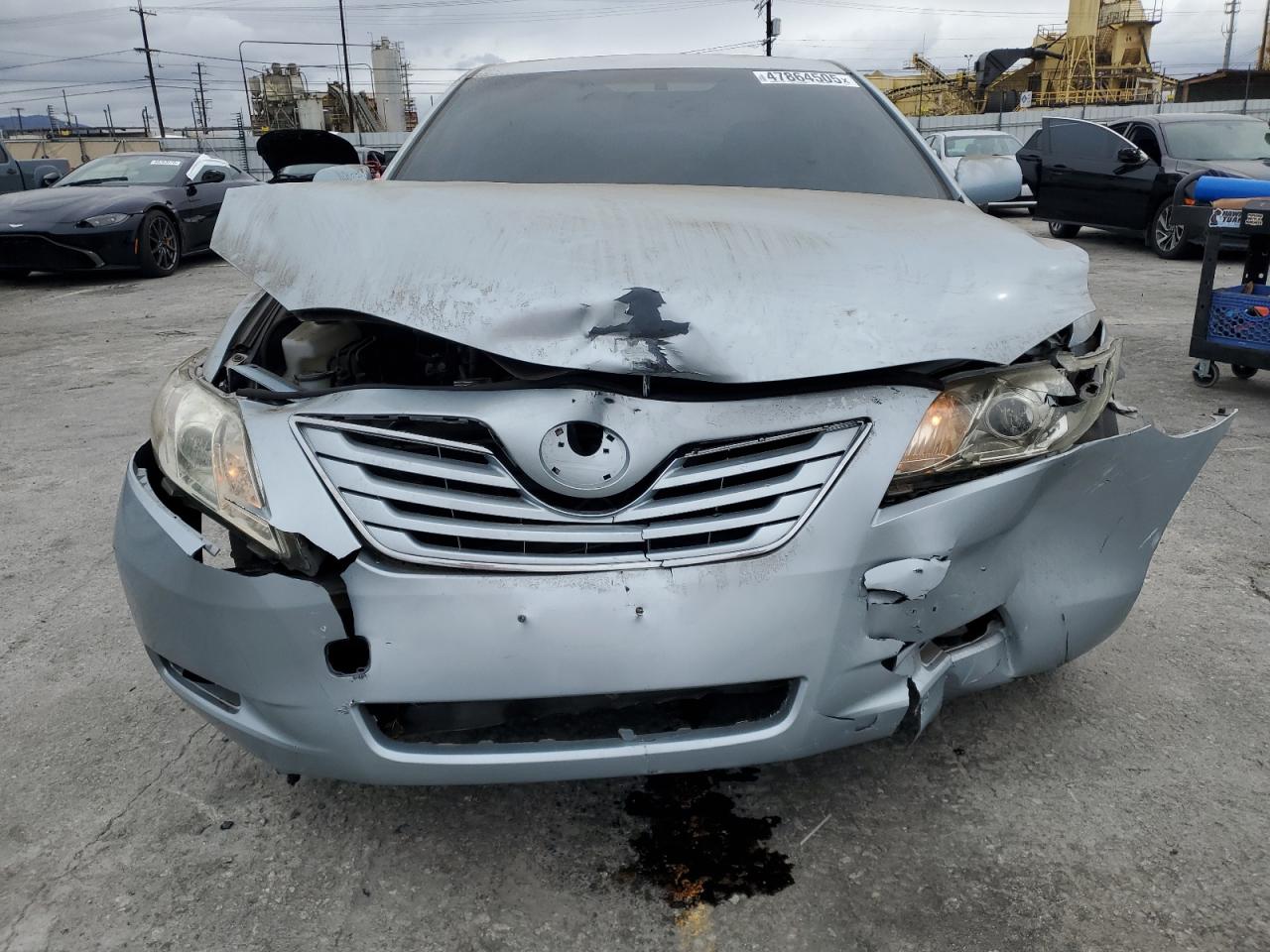 2007 Toyota Camry VIN JTNBE46K273034181 Copart auction photo, front end damage thumbnail 5