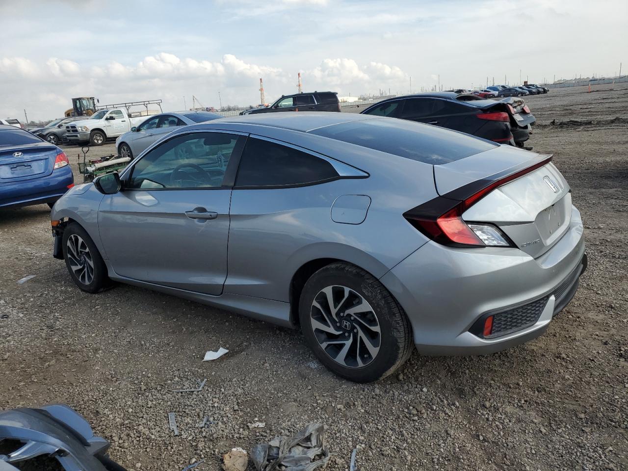2016 Honda Civic VIN 2HGFC4B5XGH303795 Copart auction photo, front end / rear end damage thumbnail 2