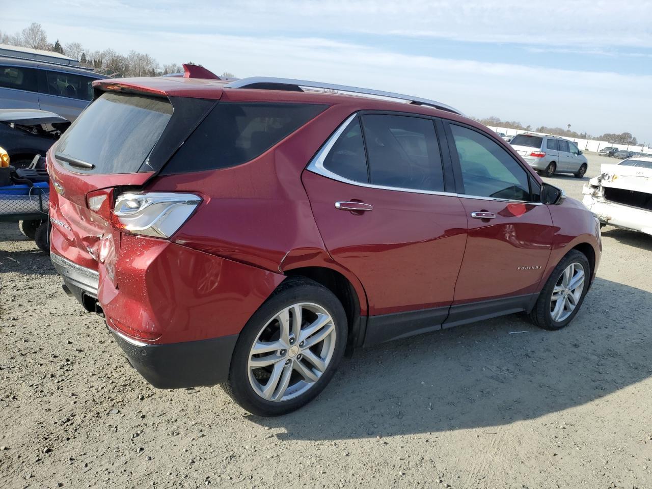 2020 Chevrolet Equinox VIN 3GNAXPEX4LS607019 Copart auction photo, rear end damage thumbnail 3