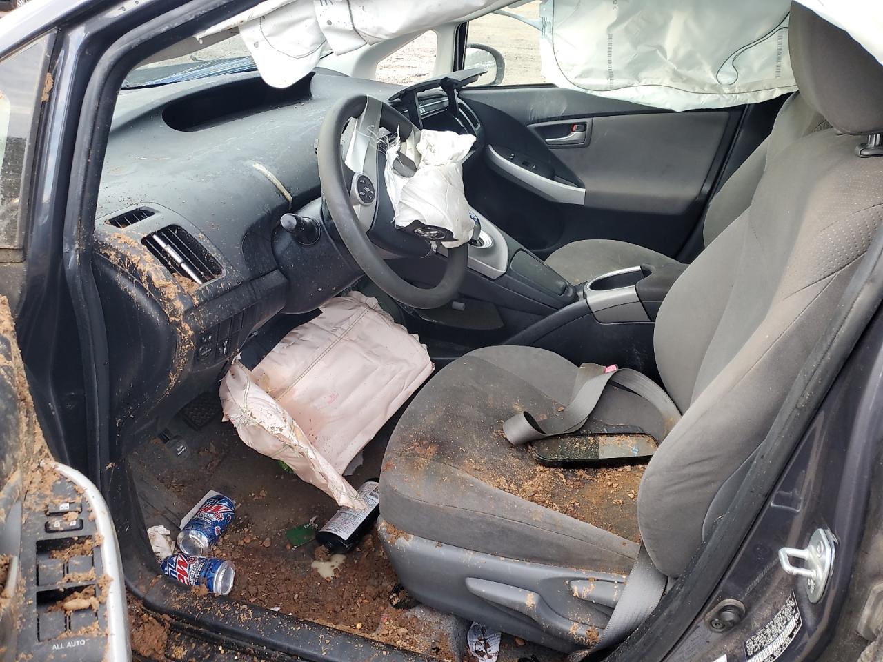 2013 Toyota Prius VIN JTDKN3DU0D1705356 Copart auction photo, all over / undercarriage damage thumbnail 7