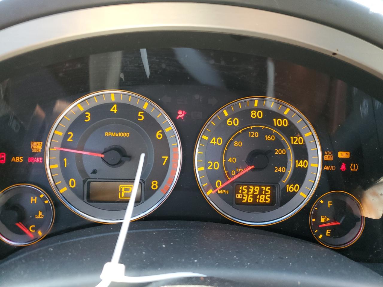 2007 Infiniti FX VIN JNRAS08W67X203760 Copart auction photo, front end / undercarriage damage thumbnail 9