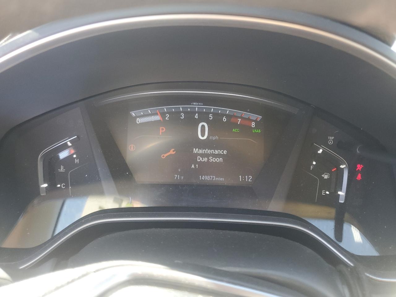 2018 Honda CR-V VIN 2HKRW2H58JH645615 Copart auction photo, front end damage thumbnail 9