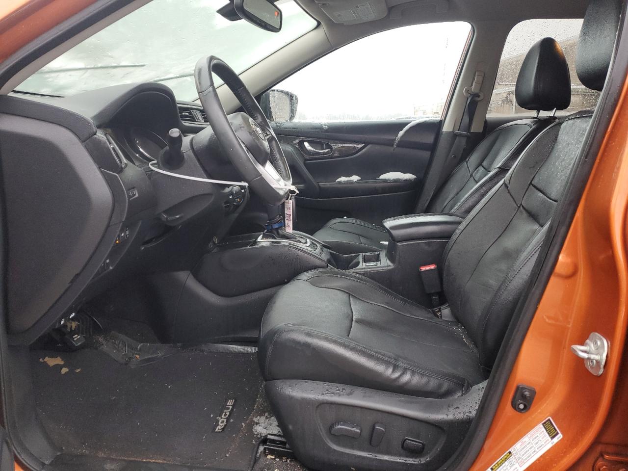 2017 Nissan Rogue VIN 5N1AT2MT8HC784493 Copart auction photo, front end damage thumbnail 7