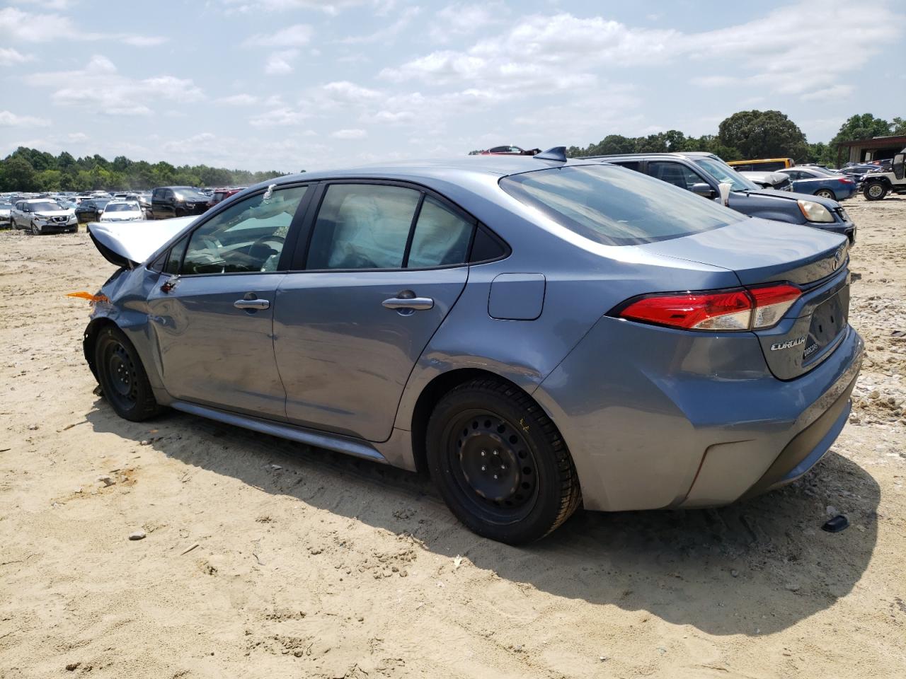 2020 Toyota Corolla VIN JTDEPRAE5LJ005760 Copart auction photo, front end / side damage thumbnail 2