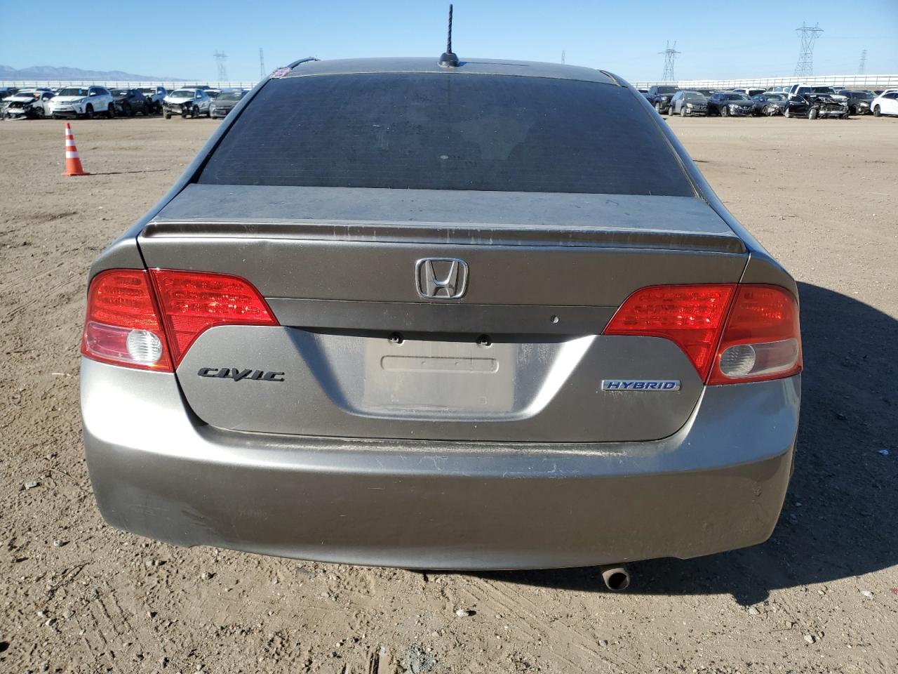 2007 Honda Civic VIN JHMFA36227S011838 Copart auction photo, side / front end damage thumbnail 6